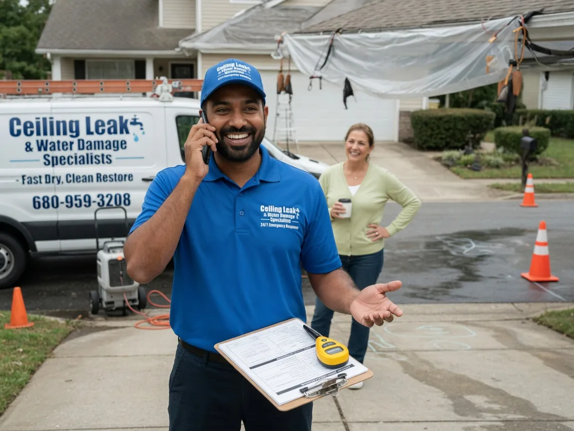 Ceiling Leak Cleanup Woodstock, MD FAQs